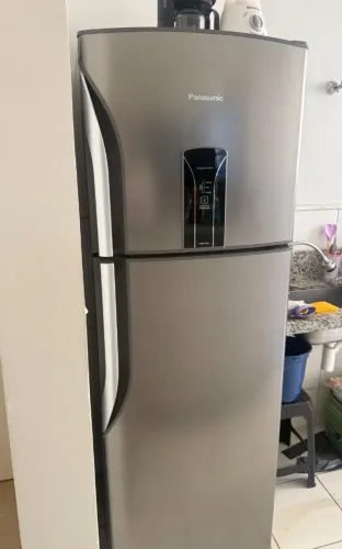 Geladeira Panasonic Duplex Inox Frost Free com Painel Digital - Estado como nova