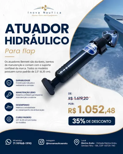 atuador Hidráulico Bennett
