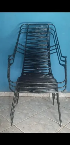 PROMOÇÃO CADEIRA FIO FERRO MACIÇO DURA VIDA TODA.