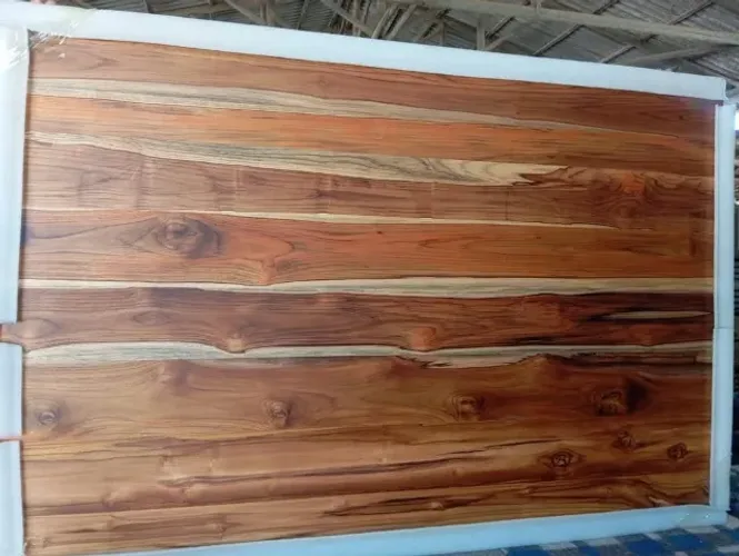Tampo de Mesa em Madeira Teca 100% Maciça - 150 x 100 cm | 3,5 cm