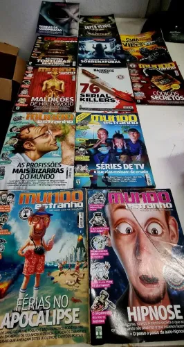 Lote 13 Revistas Mundo Estranho - Coleção Completa! Oferta Imperdíve