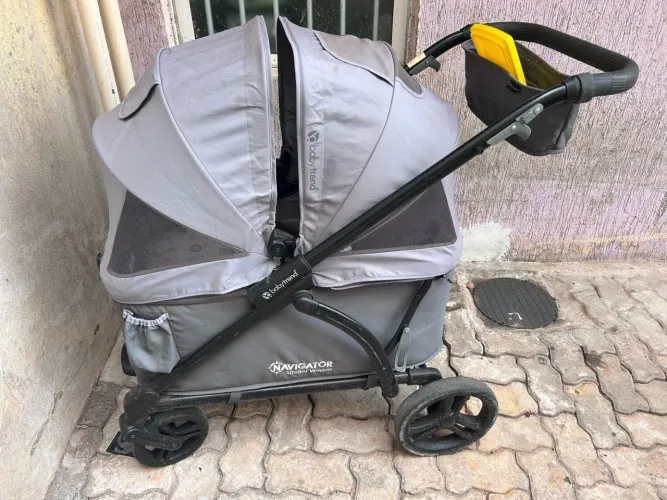 Carrinho de bebê wagon baby trend navigator duplo gêmeos