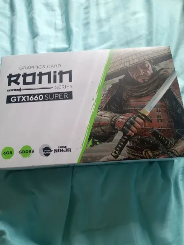 Placa de vídeo GTX 1660 super 6 gigas com defeito ler descrição