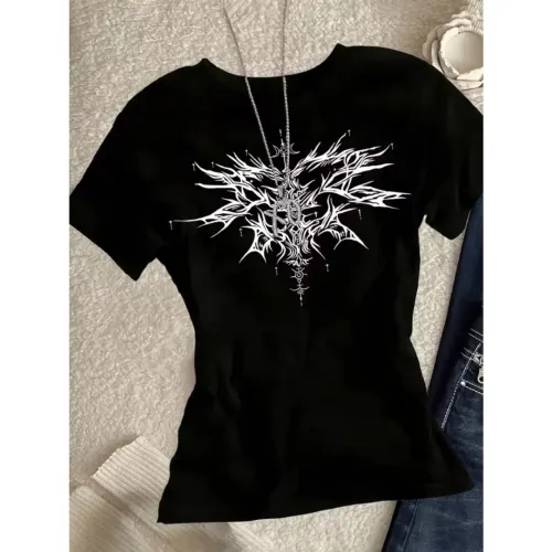 Camisa Preta Y2K