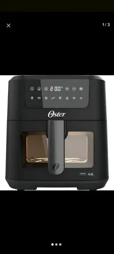 Fritadeira elétrica Air Fryer Oster 4,6l Preto