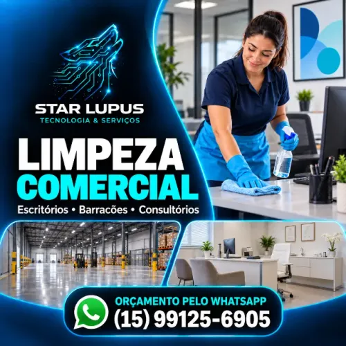 Limpeza Comercial para Escritórios, Barracões e Consultórios