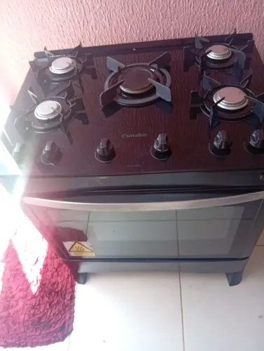 Fogão de vidro 5 bocas