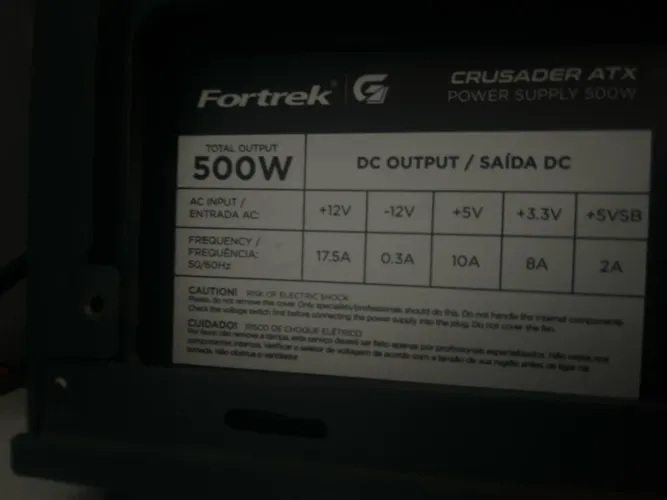 Fonte fortrek 500w