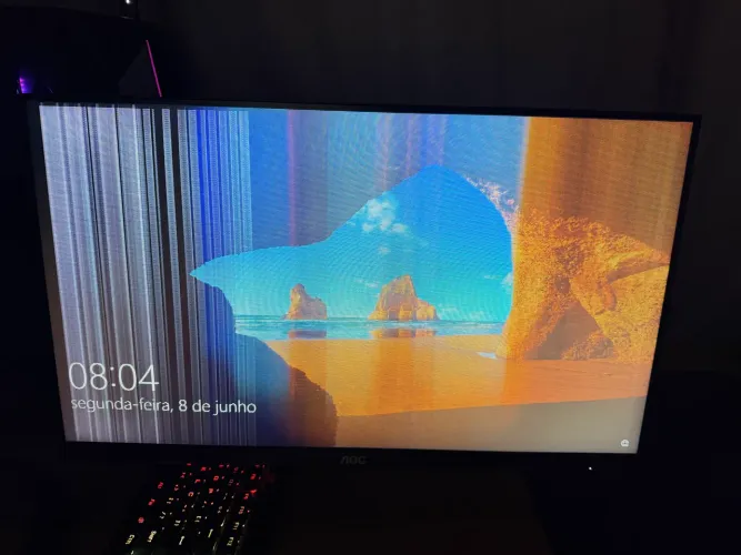 Monitor AOC Gamer - 244 hz e 24 Polegadas