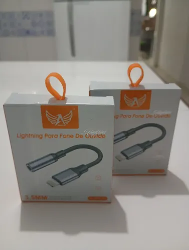 Cabo Adaptador Auxiliar Fone Ouvido P2 Lightning-IPHONE