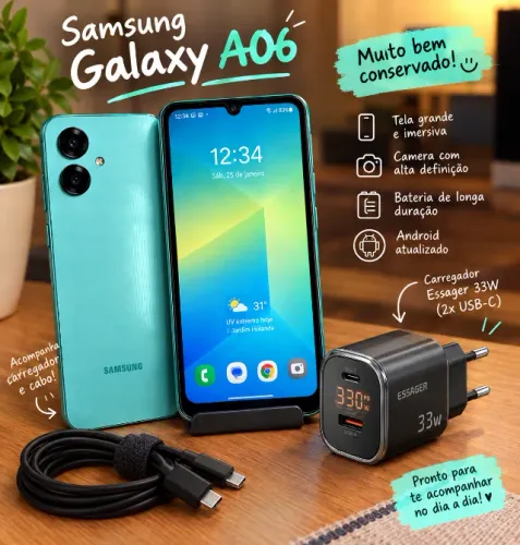 Samsung A06 seminovo