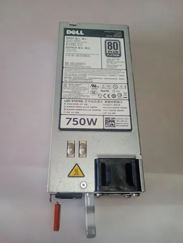 fonte para servidor Dell 750w 80 plus Platinum funcionando perfeitamente