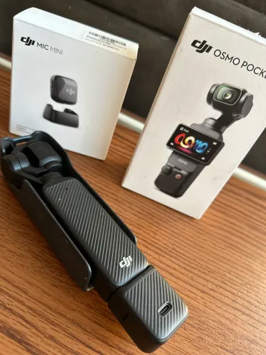 OSMO POCKET 3 + MIC DJI (Filmagem 4K)