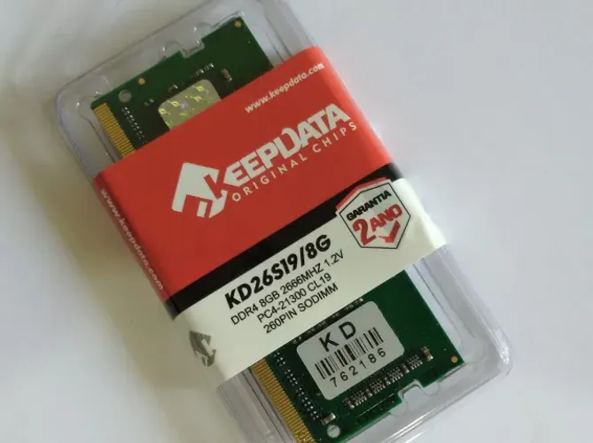 Memória Ddr4 notebook 8gb - 2666mhz KeepData - novo