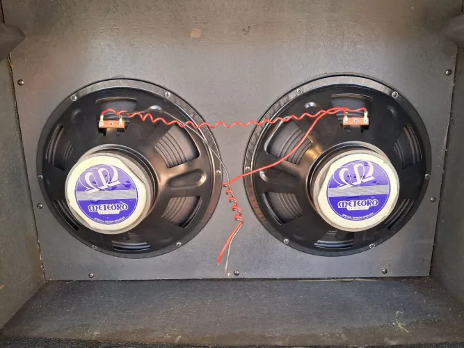 Par de alto falante Meteoro 12" 75W 4 ohms cada