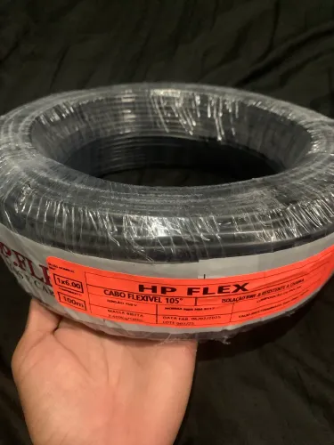 Fio flexível 6mm 100 metros anti chama lacrado