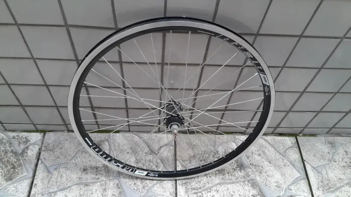 Roda dianteira aro 24 nova raio inox cubo de rolamento