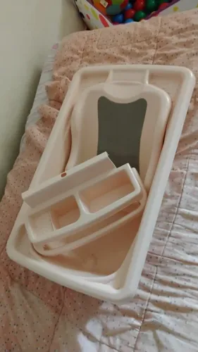 Banheira com trocador infantil