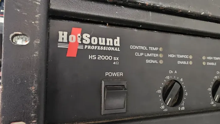 Amplificador Hotsound 2000 sx 4 ohms 2000w 4 ohms