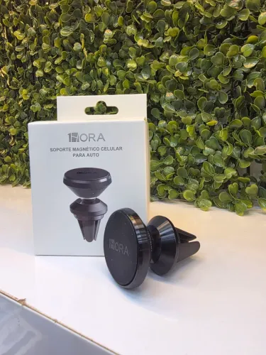 Suporte Magnético H'Mora para Celular no Carro Rotação 360° Fixação Ultra Forte