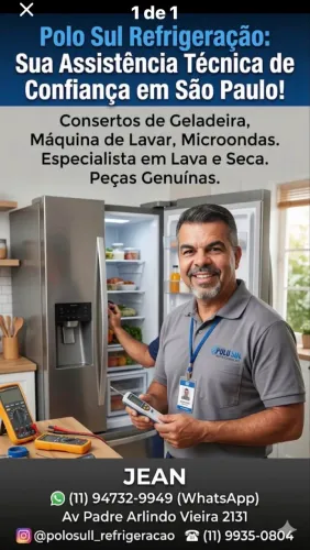 Conserto geladeira máquina sacomam
