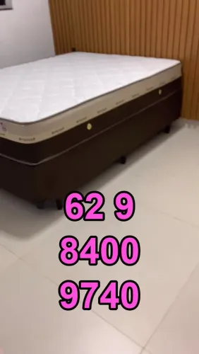 Cama Box Casal em Goiânia com Conforto e Garantia de Qualidade! Chame no Zap!