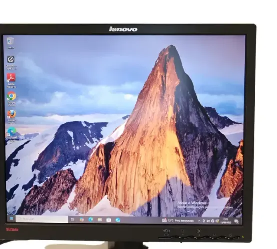 Monitor Lenovo Thinkvision 19 - L197wa Cor Preta - Recondi (Recondicionado)