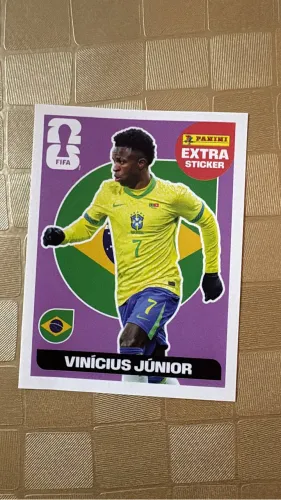 Figurinha Vini Jr Legend Roxa