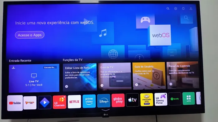 TV LED 43" LG 4K Smart TV.