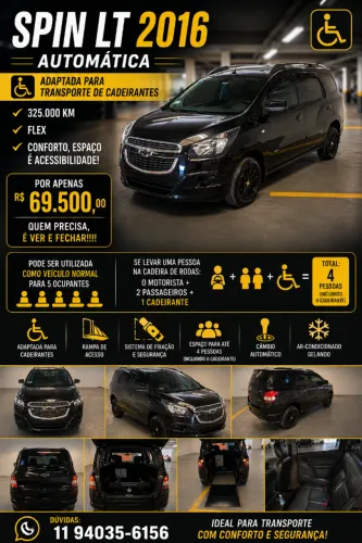 Chevrolet Spin LT 1.8 8V Econo.flex 5P Aut. 2016