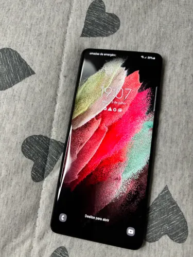 Samsung S21 ultra 5G 256GB 12GB Preto Impecável