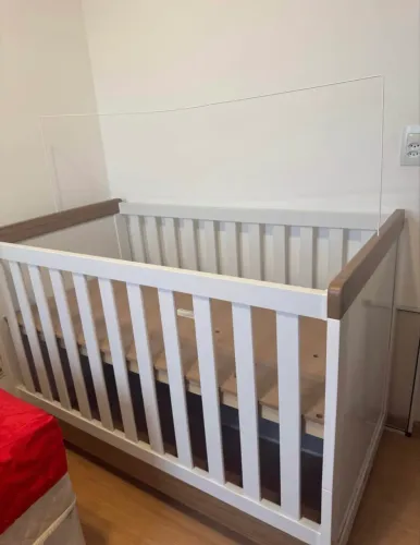 Berço com colchão 3 em 1