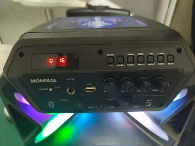 Caixa amplificada connect light cm 400 mondial