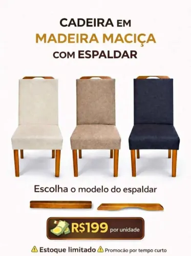 Cadeira novas para mesa jantar