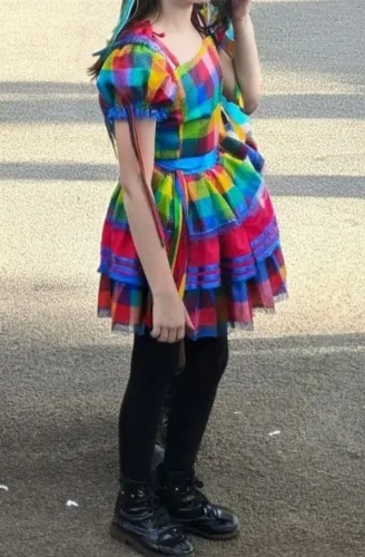 Vestido de festa junina 10 anos