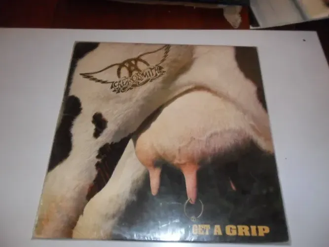 Disco de vinil LP Duplo Aerosmith Get a Grip ótimo estado
