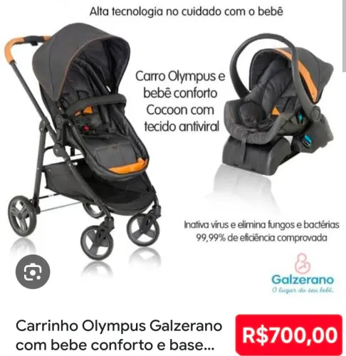 Carrinho de Bebe Galzerano
