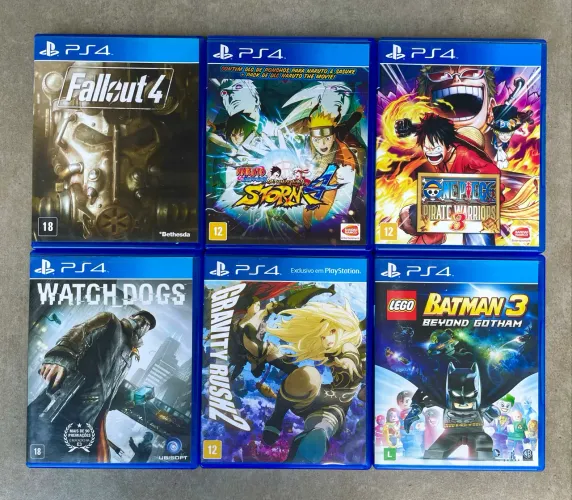 LOTE DE JOGOS DE PS4