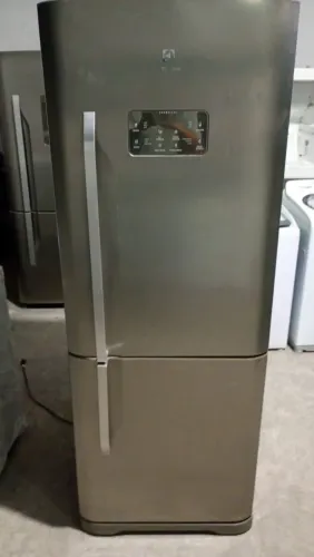 GELADEIRA ELECTROLUX INOX INVERSE FROST FREE