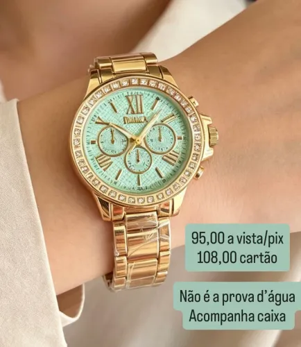 Relógio Feminino com Strass