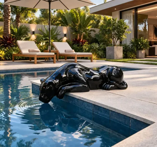 LUXUOSA Pantera de piscina 1,60 de comprimento