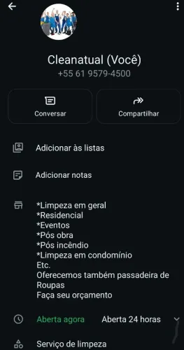 Empresa de limpeza