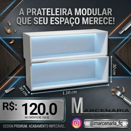Prateleira modular/nicho
