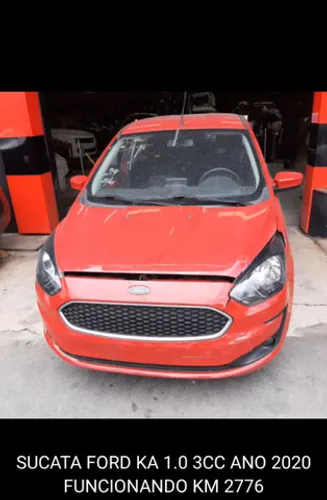 Sucata Ford Ka 1.0 3cc 2020 para retirada de peças