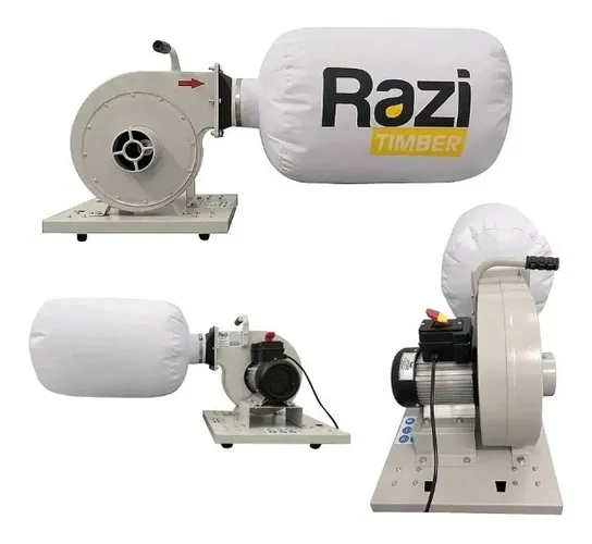 Coletor De Pó 1cv De Parede Marcenaria Rz-cp1mb Razi