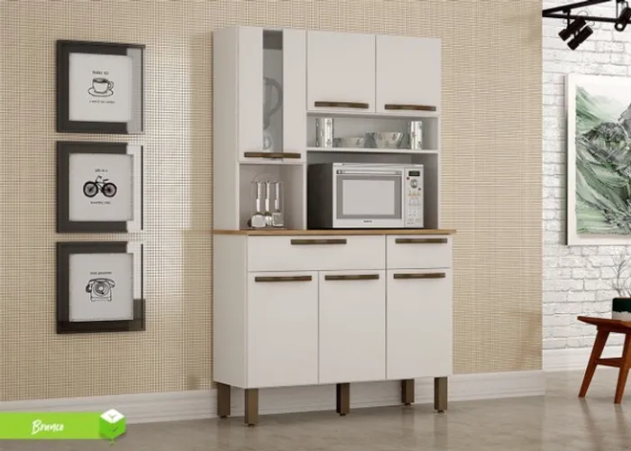 Cozinha Turim 6P2G  Até 12x - Frete Grátis 