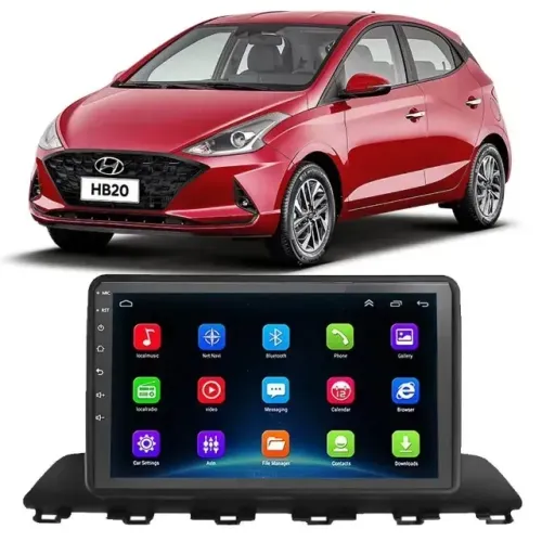 Multimídia Hyundai HB20 2020 - Android 9'' T3L - Kronos K7119