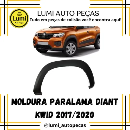 Moldura Paralama Diant Kwid 2017/2020 - NOVO