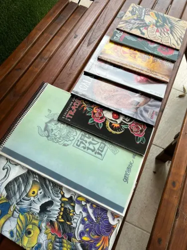 Coleção de livros de Tatuagem - Estilos variados