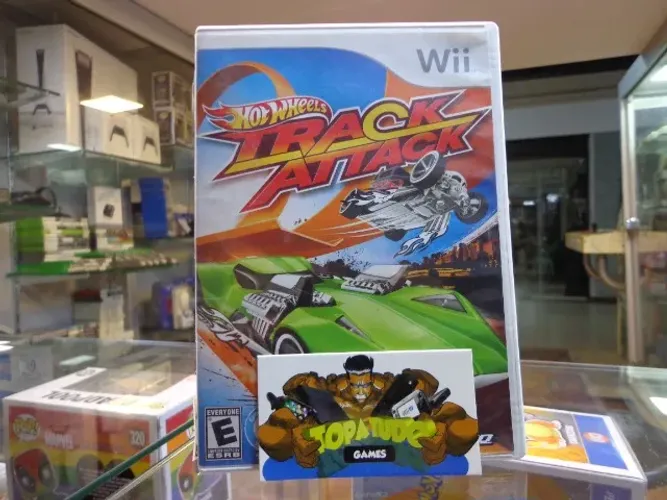 Jogo Hot Wheels Track Attack Wii Conservado